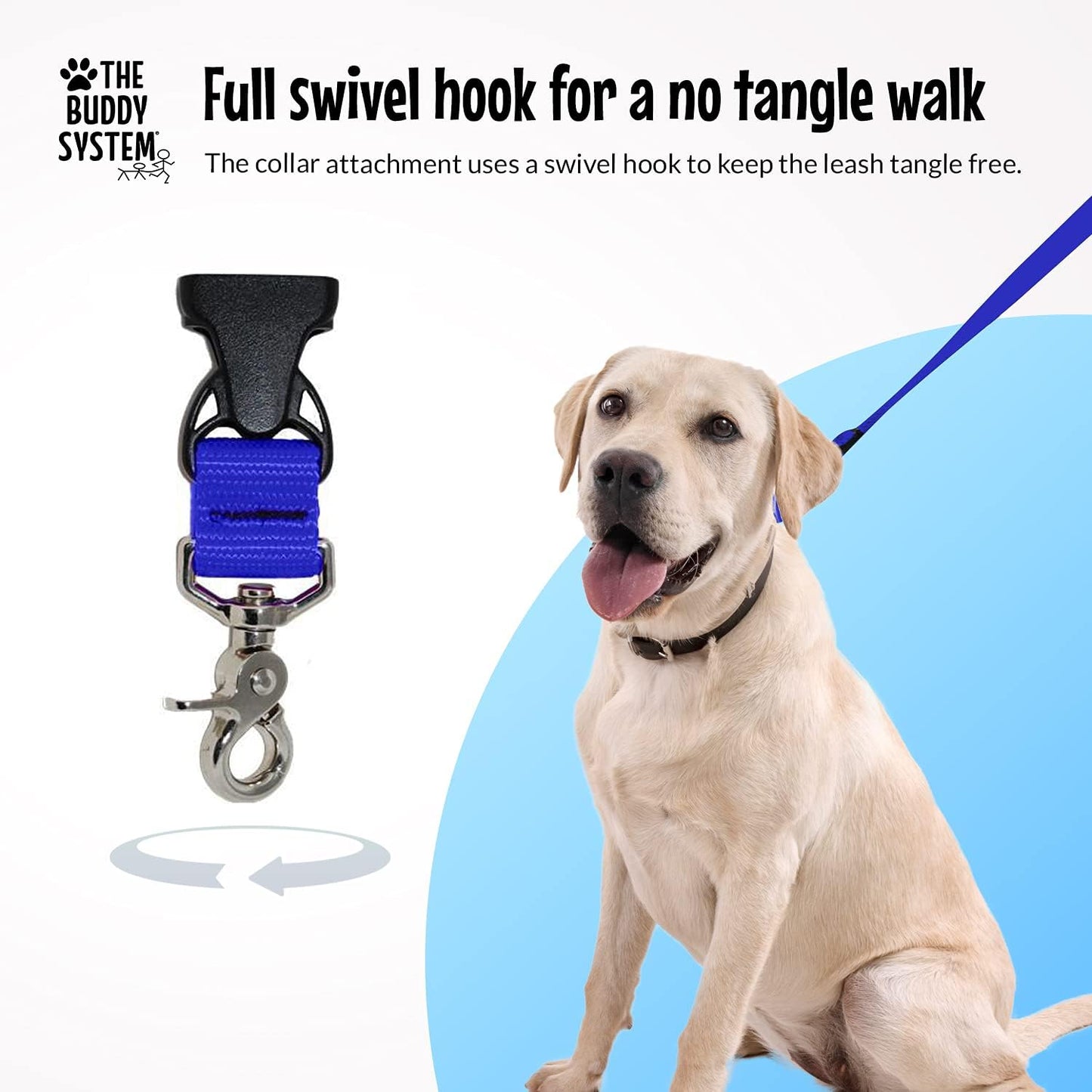 Hands-Free Running Dog Leash – Bungee Training Leash with Waist Belt