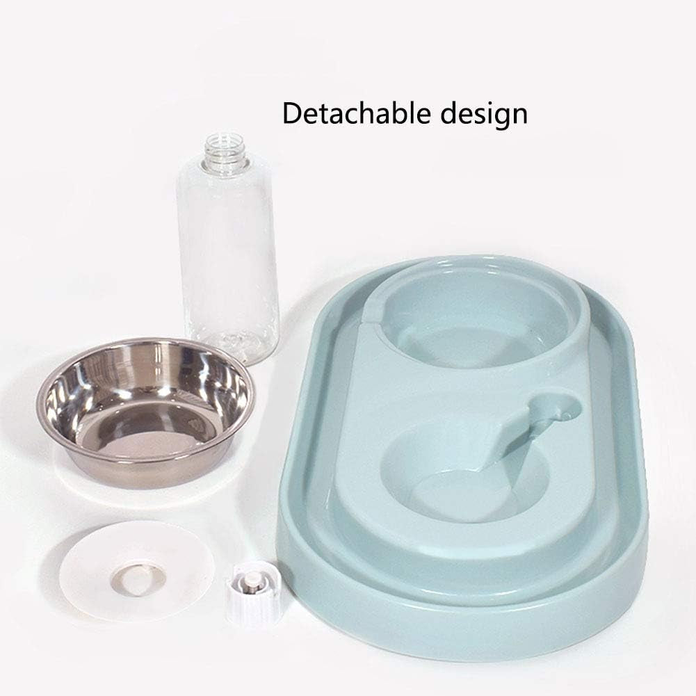 Spill-proof cat dog bowl Feeding Station – Auto Water Dispenser for Dogs & Cats