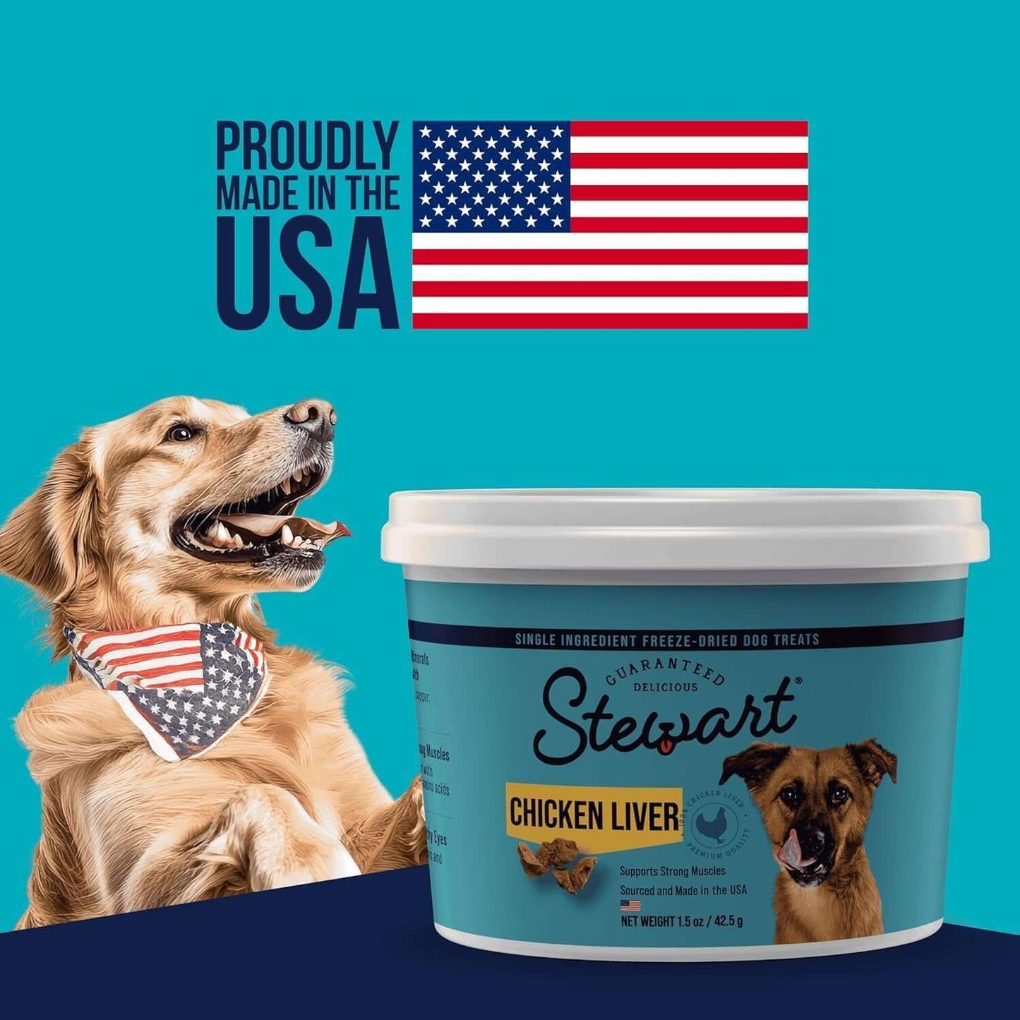 Pro-Treat Freeze-Dried Chicken Liver Dog Treats – 1.5 oz