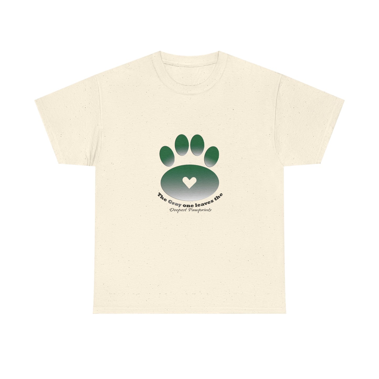 T-Shirt — Green Paw Heart Rescue Support Tee