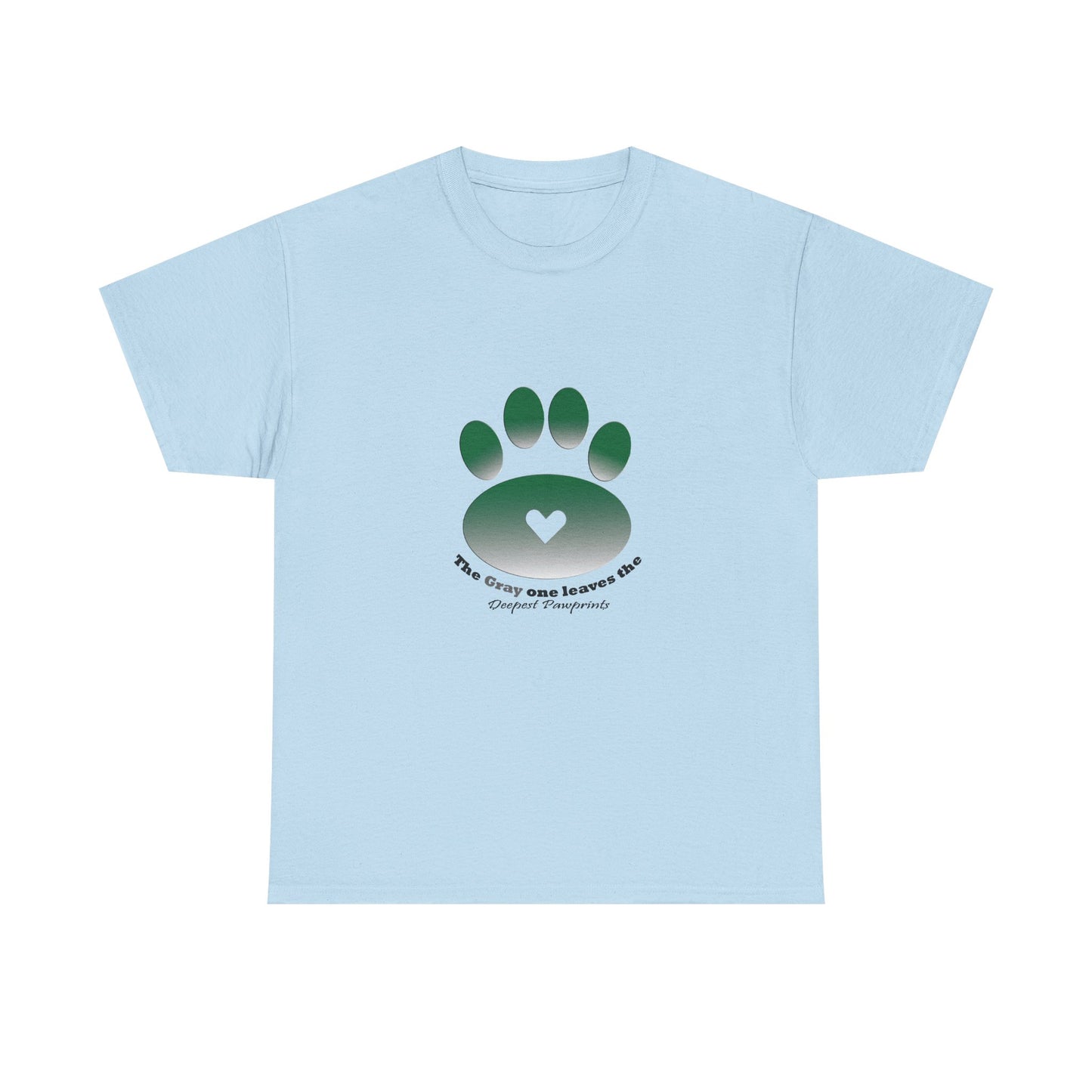 T-Shirt — Green Paw Heart Rescue Support Tee