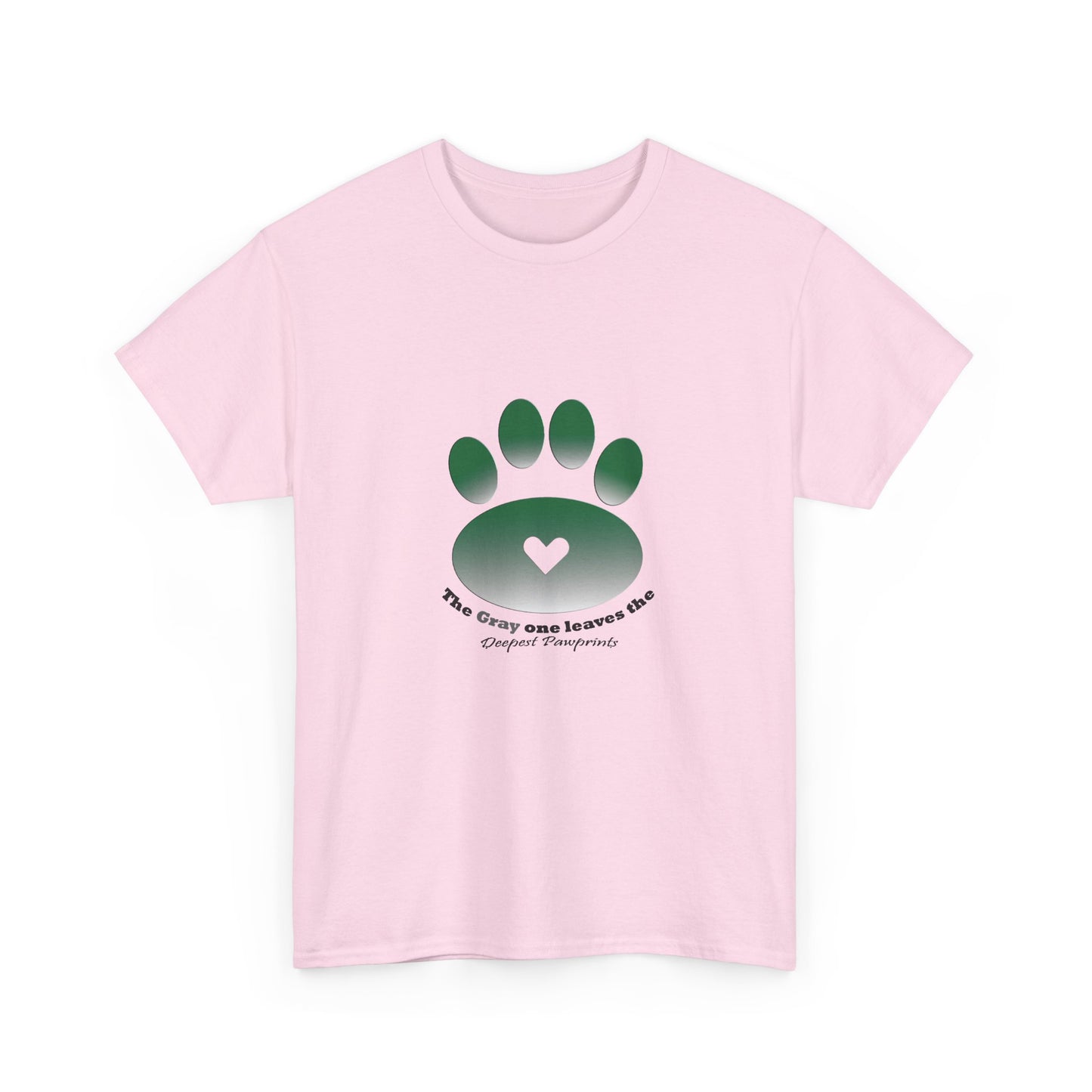 T-Shirt — Green Paw Heart Rescue Support Tee