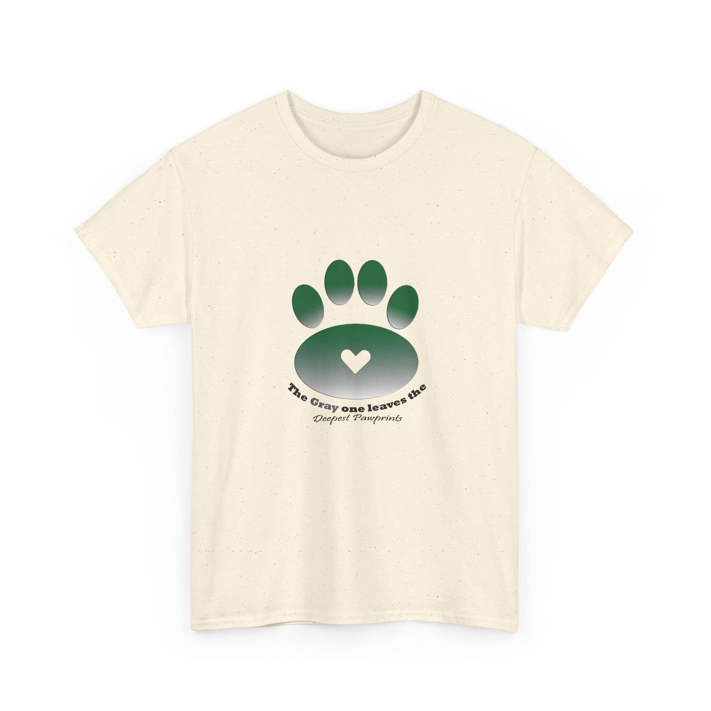 T-Shirt — Green Paw Heart Rescue Support Tee