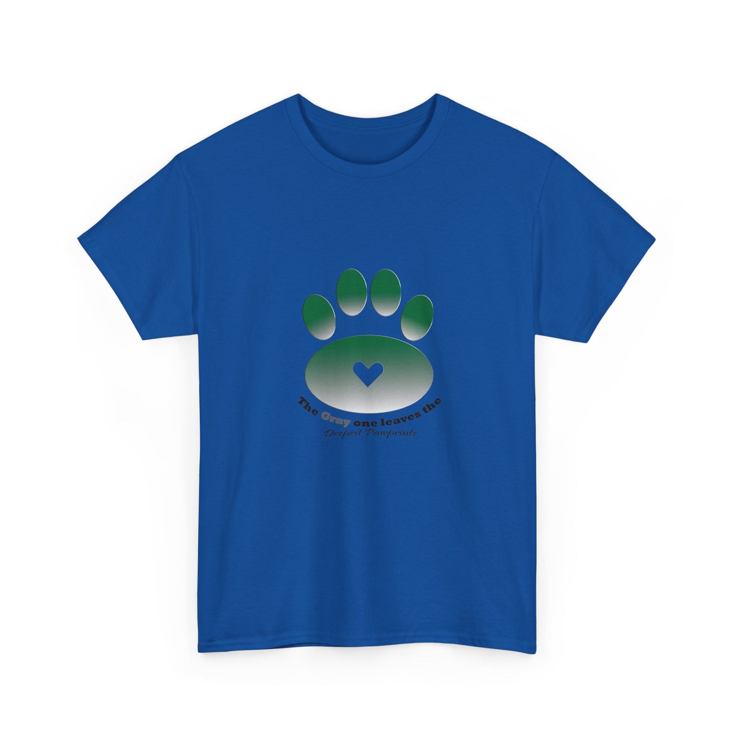 T-Shirt — Green Paw Heart Rescue Support Tee