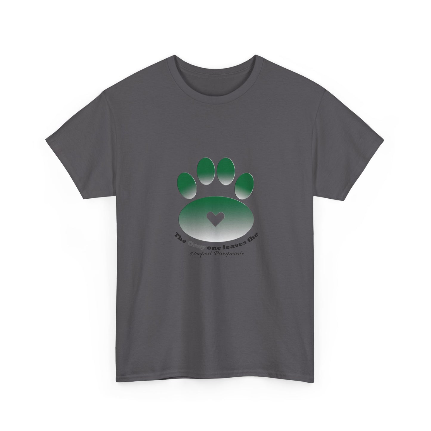 T-Shirt — Green Paw Heart Rescue Support Tee
