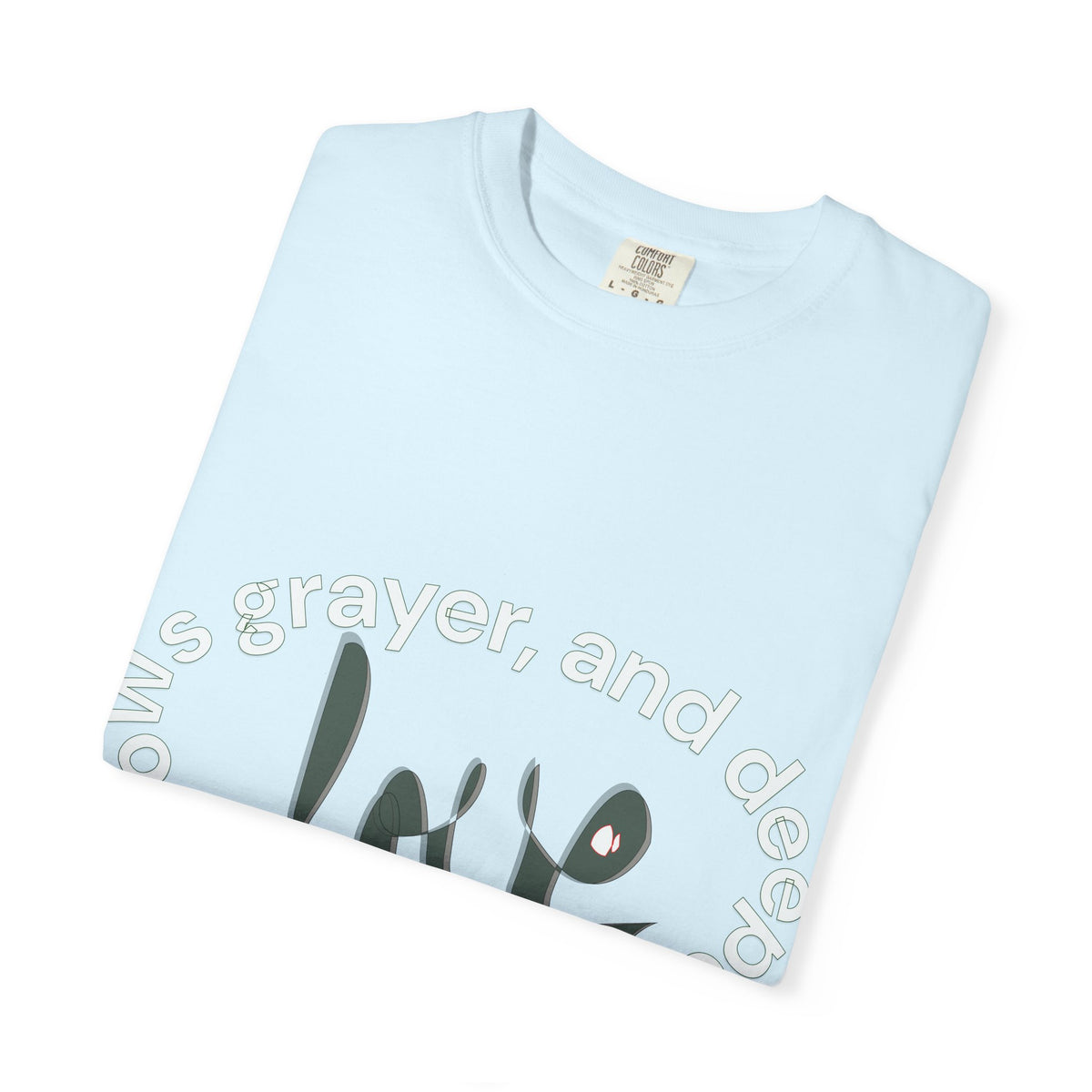 Love Script T-Shirt — 'Love' Typography Tee with Positive Message