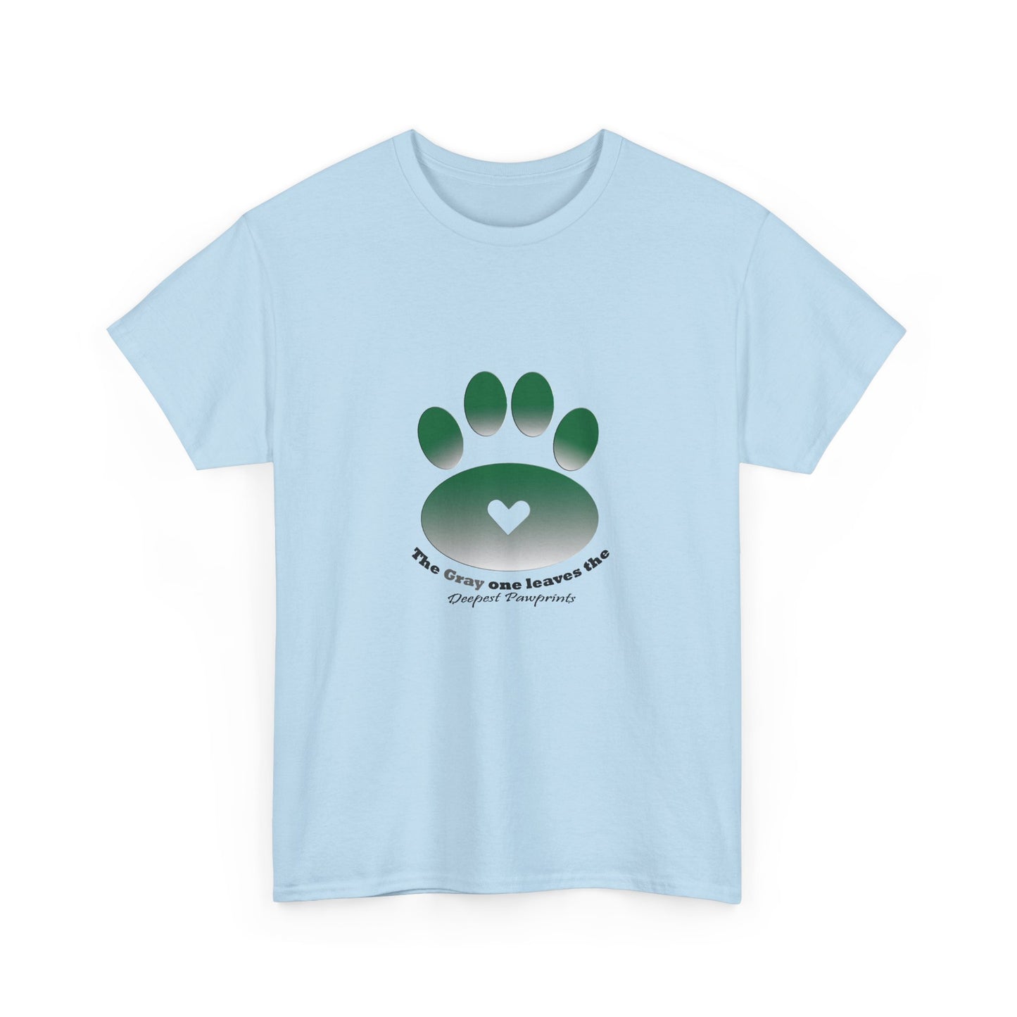 T-Shirt — Green Paw Heart Rescue Support Tee