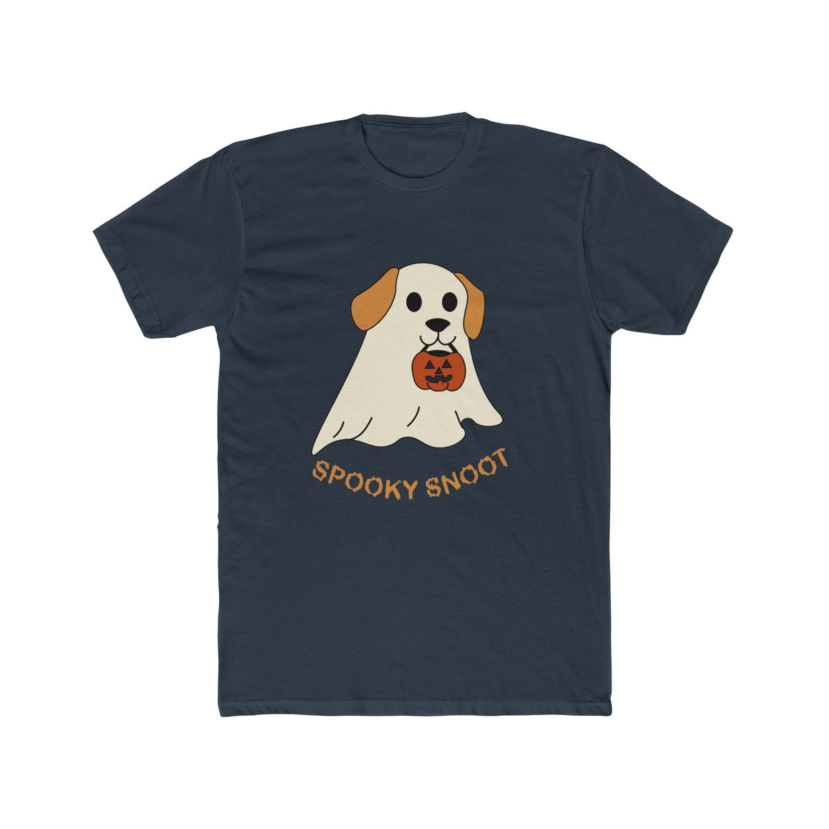 Spooky Snoot Ghost Dog T-Shirt Solid Indigo