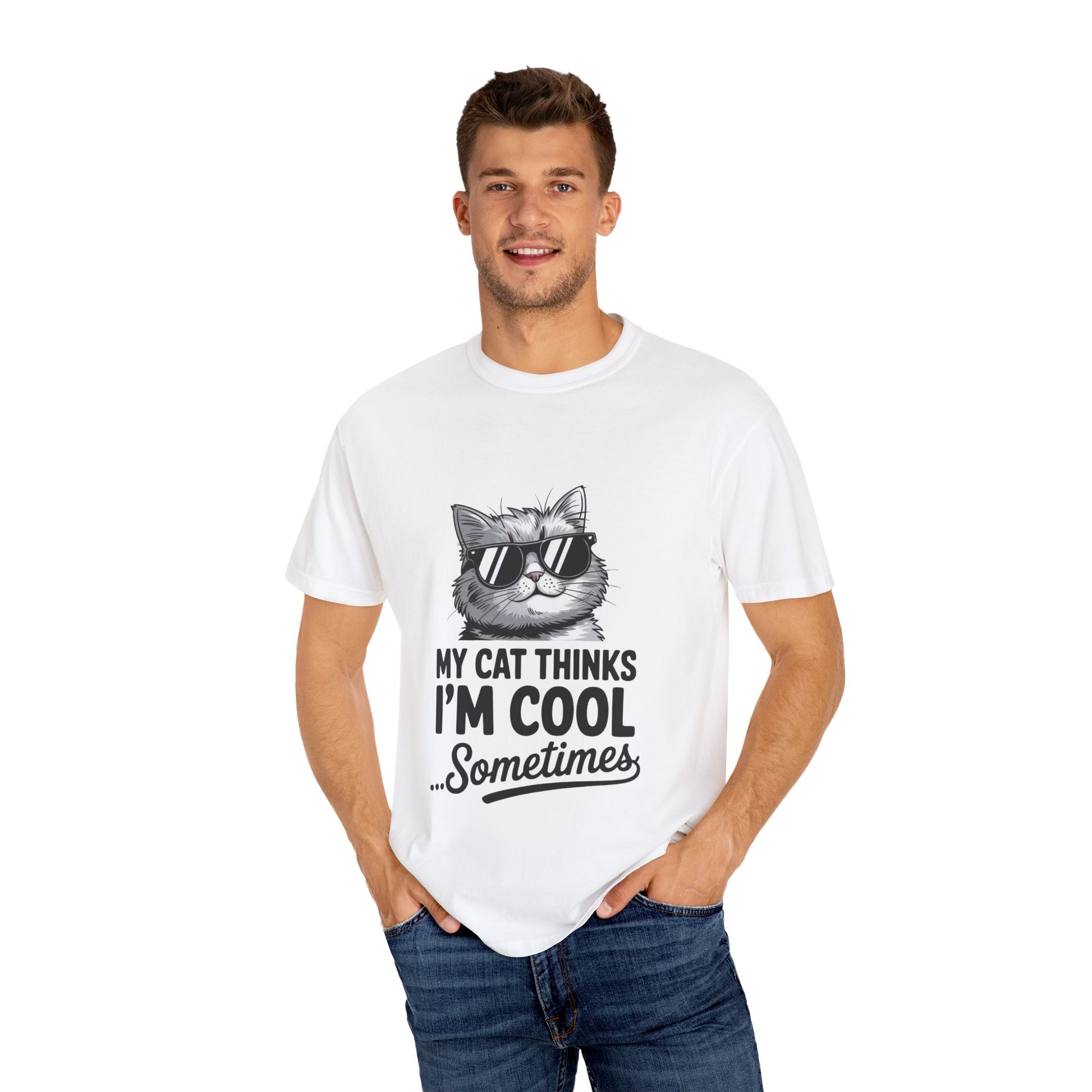 Cool Cat Unisex T-Shirt | Cat Lovers Gift | Funny Pet Tee | Gift for Him/Her | Cute Cat Shirt | Animal Lover Apparel