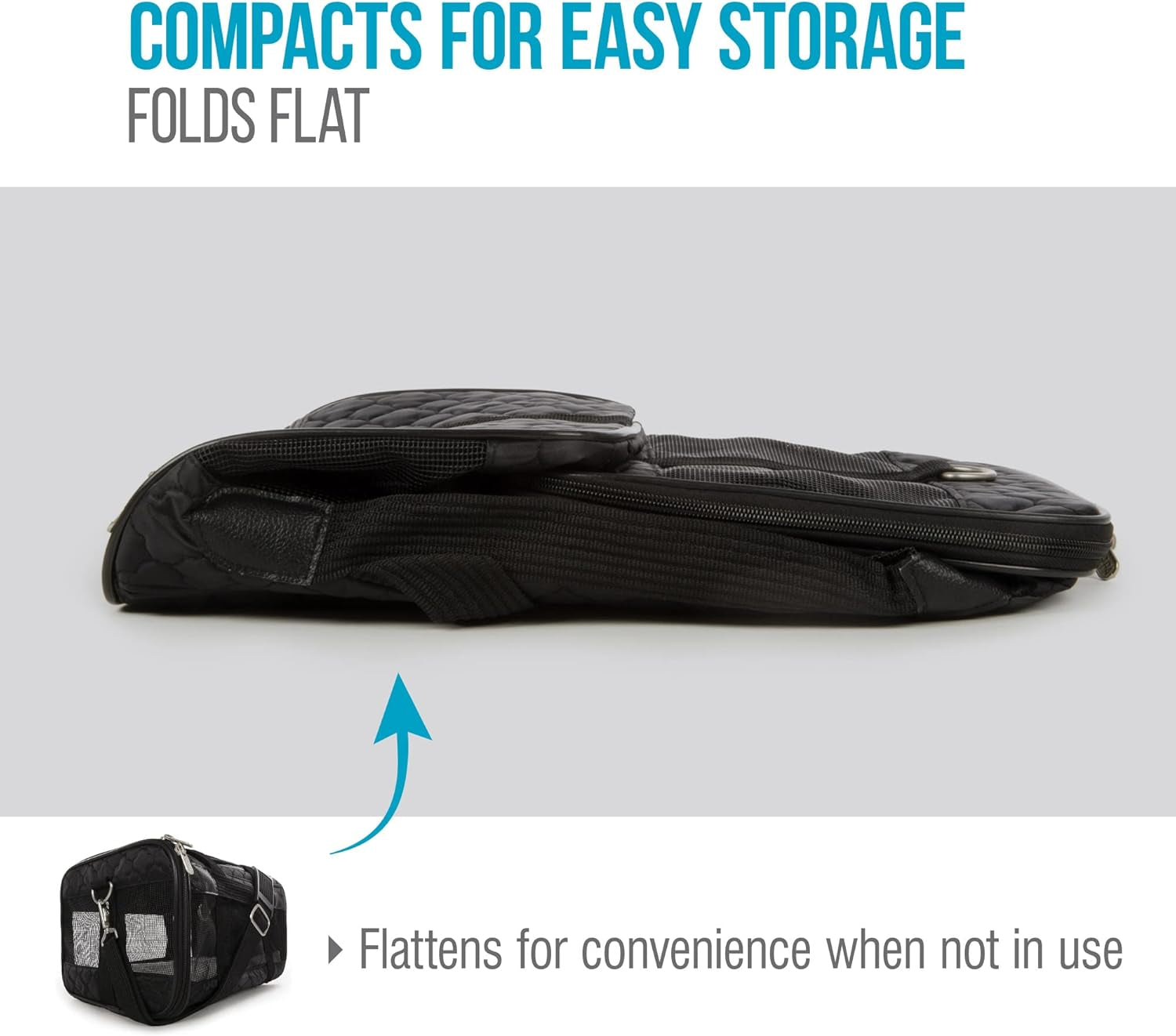 Deluxe Soft-Sided Pet Carrier – Airline Approved Large Travel Bag (Black Lattice)