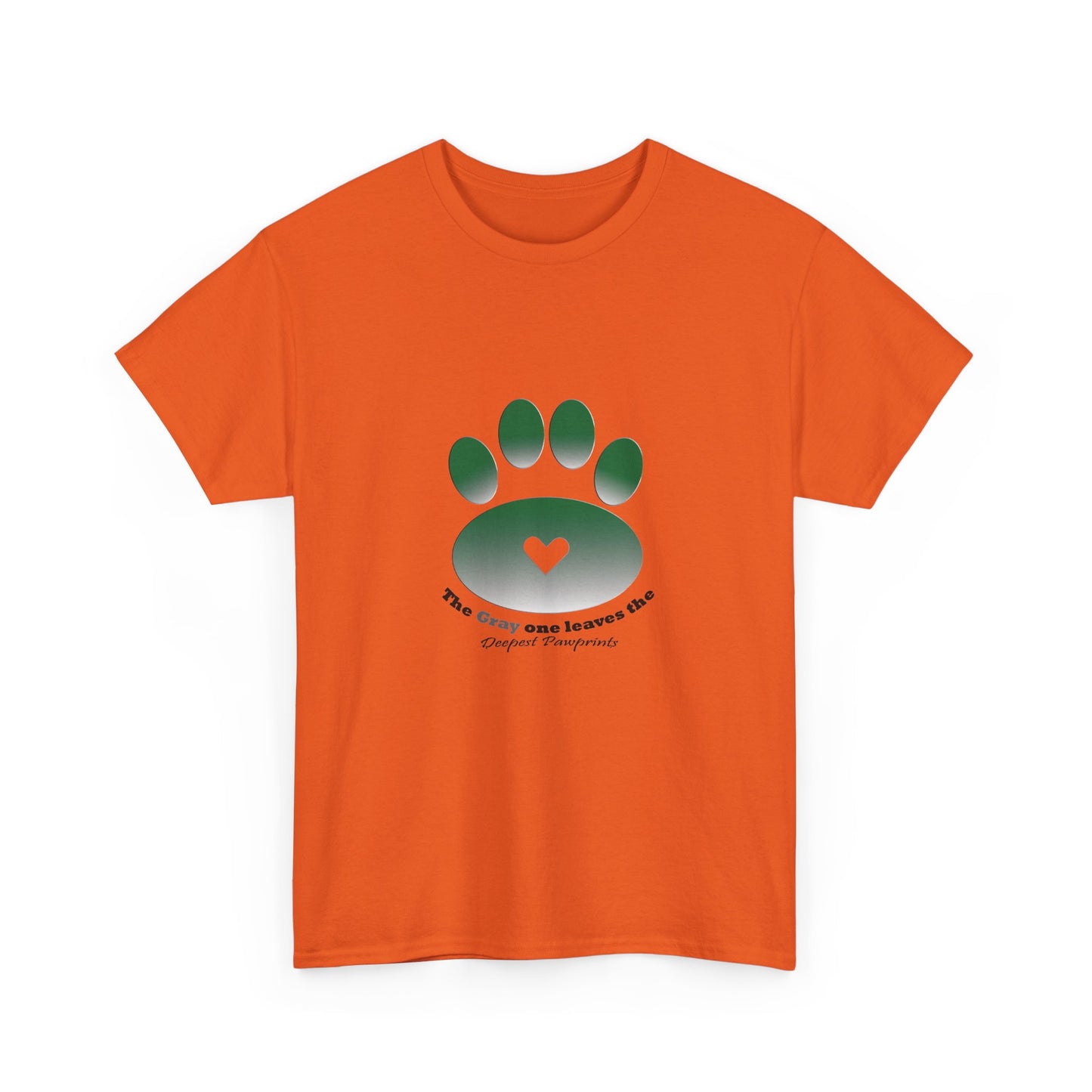T-Shirt — Green Paw Heart Rescue Support Tee