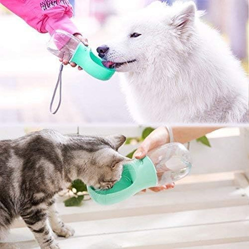 12oz Portable Dog Water Bottle – Leakproof Travel Dispenser for Small Pets