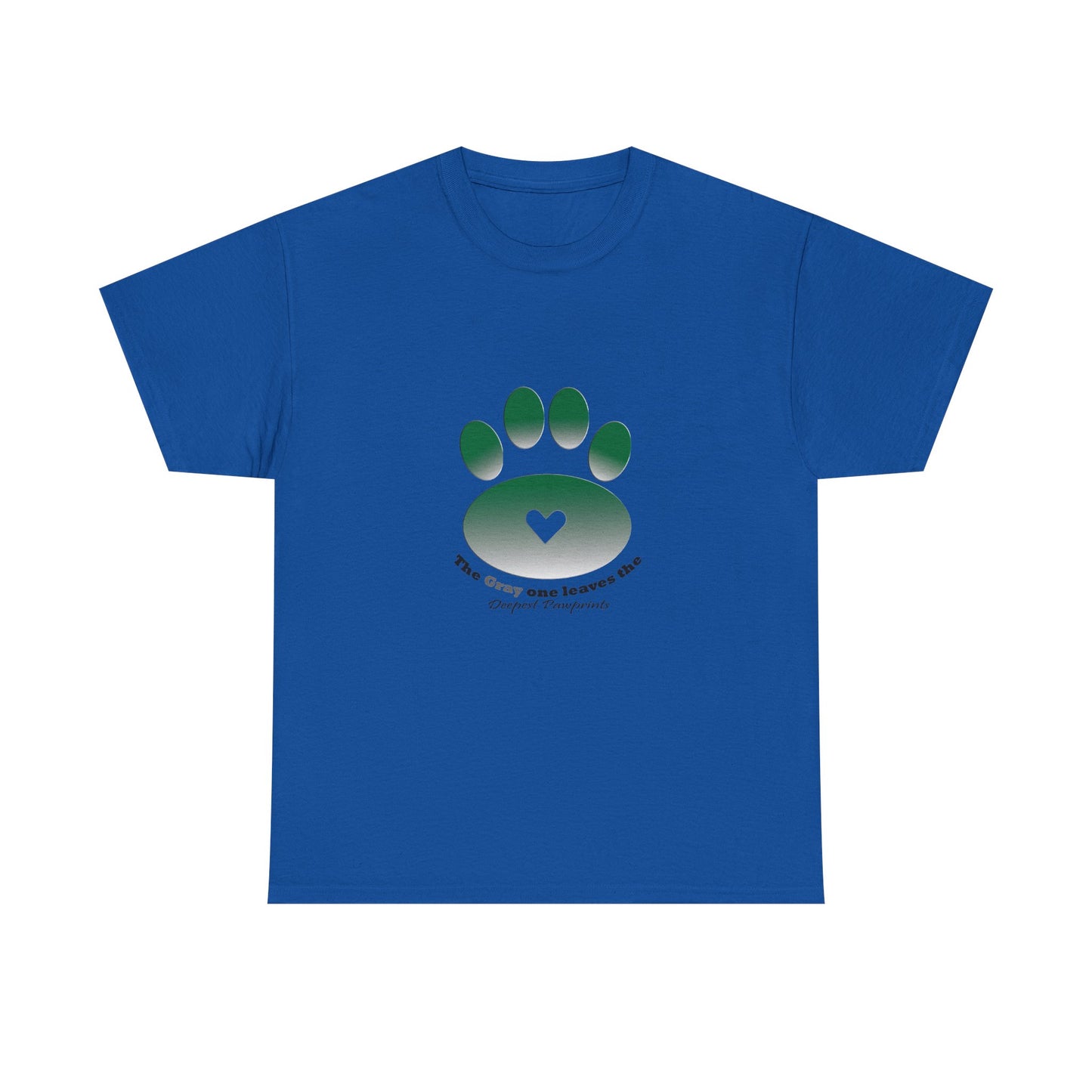 T-Shirt — Green Paw Heart Rescue Support Tee