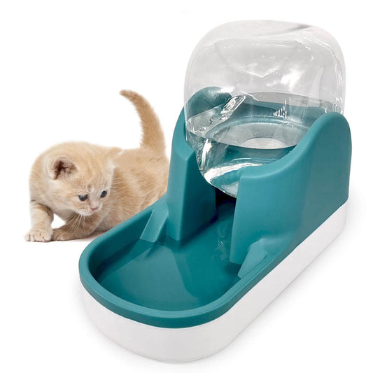 1-Gallon Automatic Pet Feeder & Water Dispenser – Double Bowl Design - Petgrove Online
