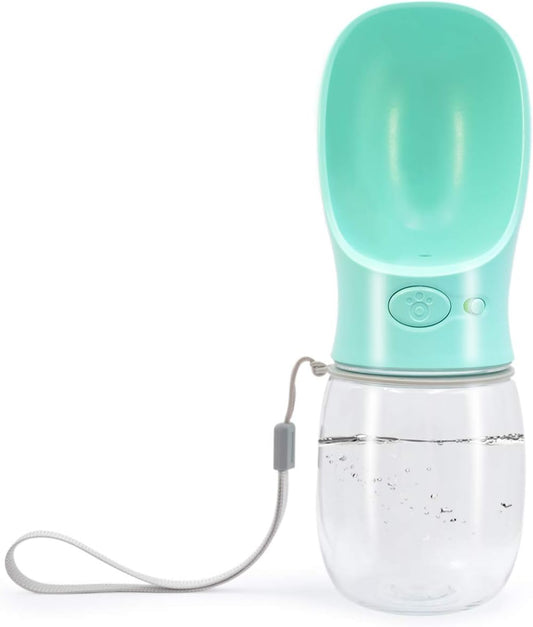 12oz Portable Dog Water Bottle – Leakproof Travel Dispenser for Small Pets Blue350Ml