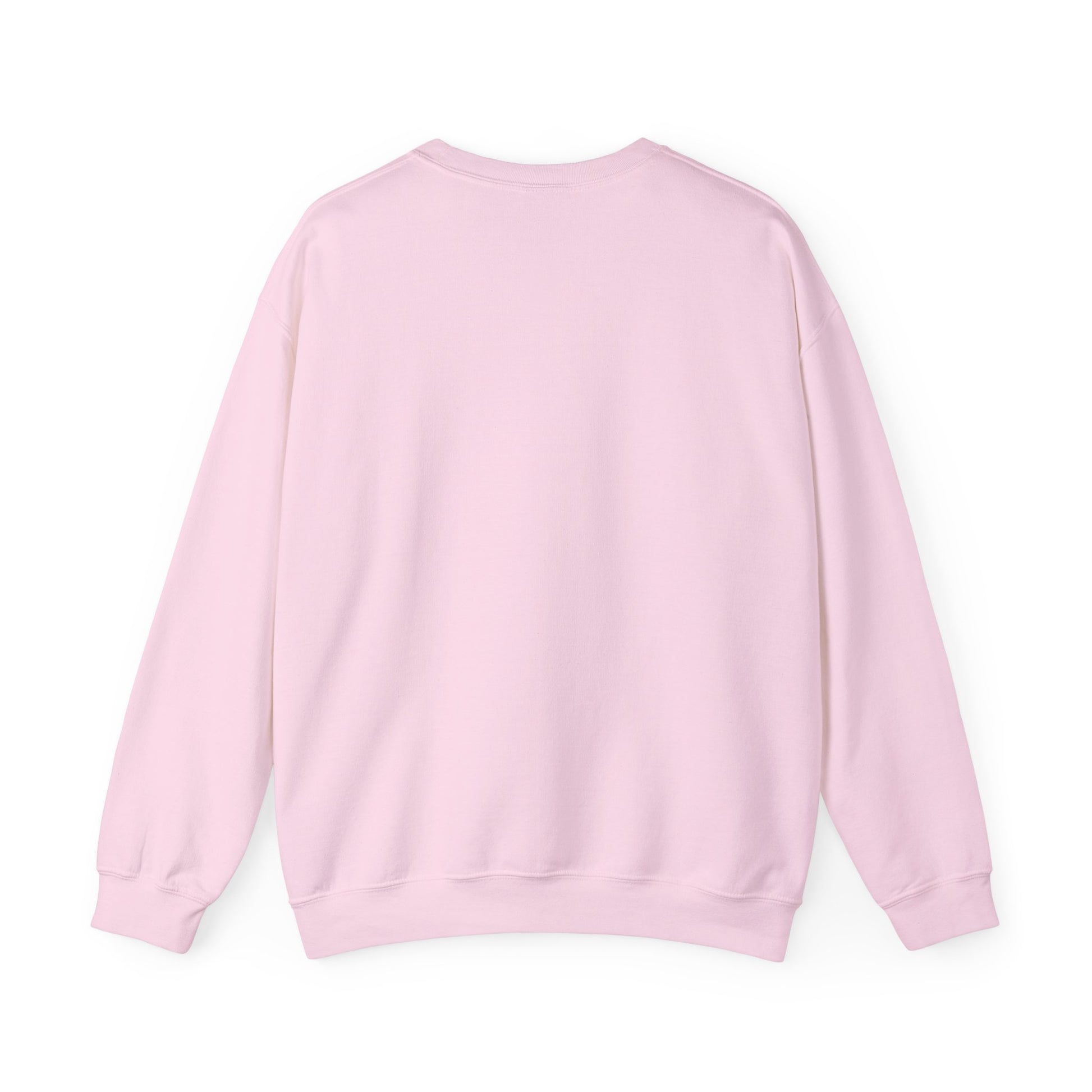 White Crewneck Sweatshirt with Minimalist German Shepherd Sketch — 'Guardian Every Season'