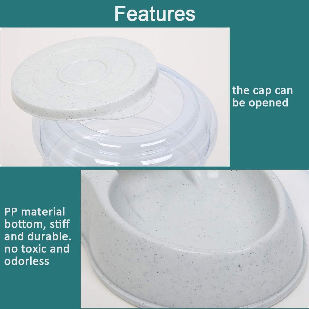 1-Gallon Gravity Pet Feeder – Automatic Food Dispenser for Cats & Small Dogs