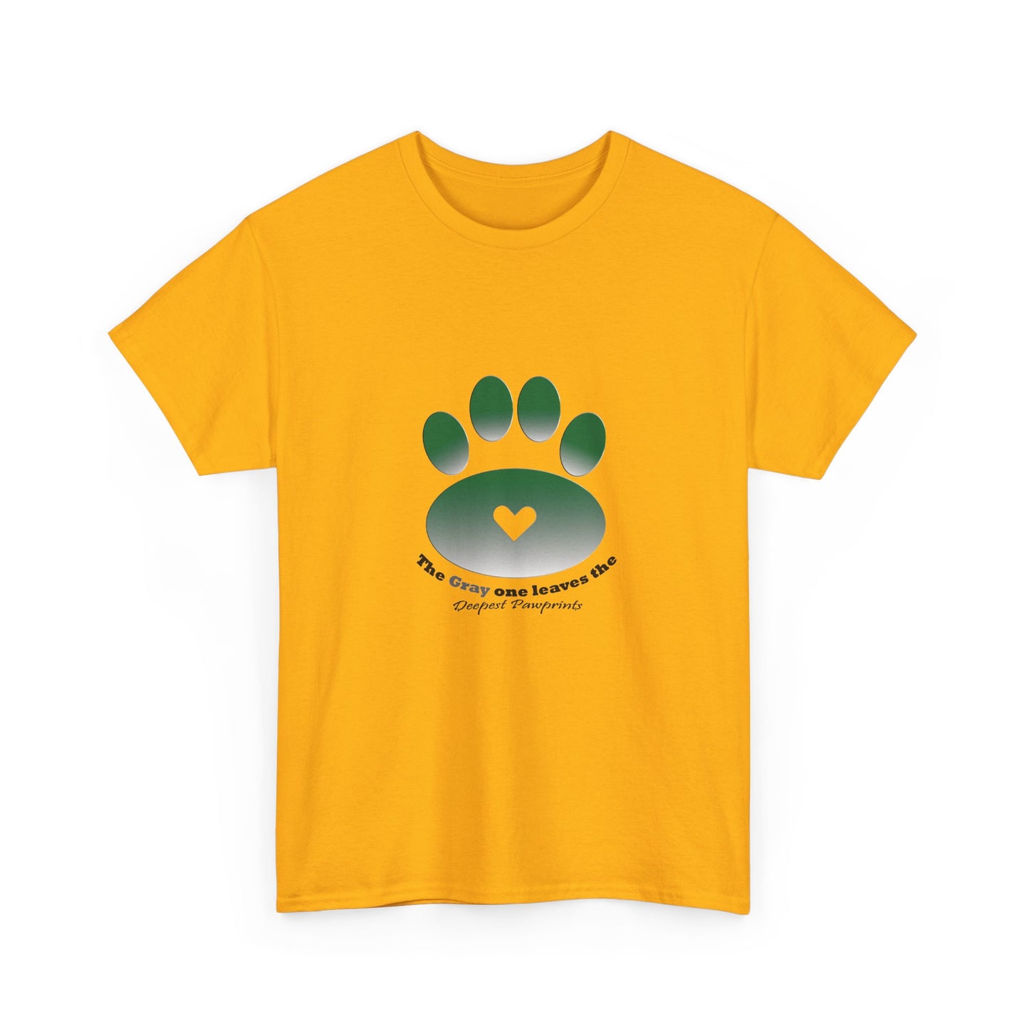 T-Shirt — Green Paw Heart Rescue Support Tee