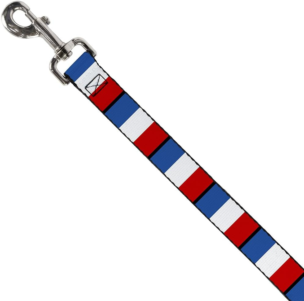 France Flag Pet Leash – 4ft Long, 1" Wide with Strong Clasp - Petgrove Online
