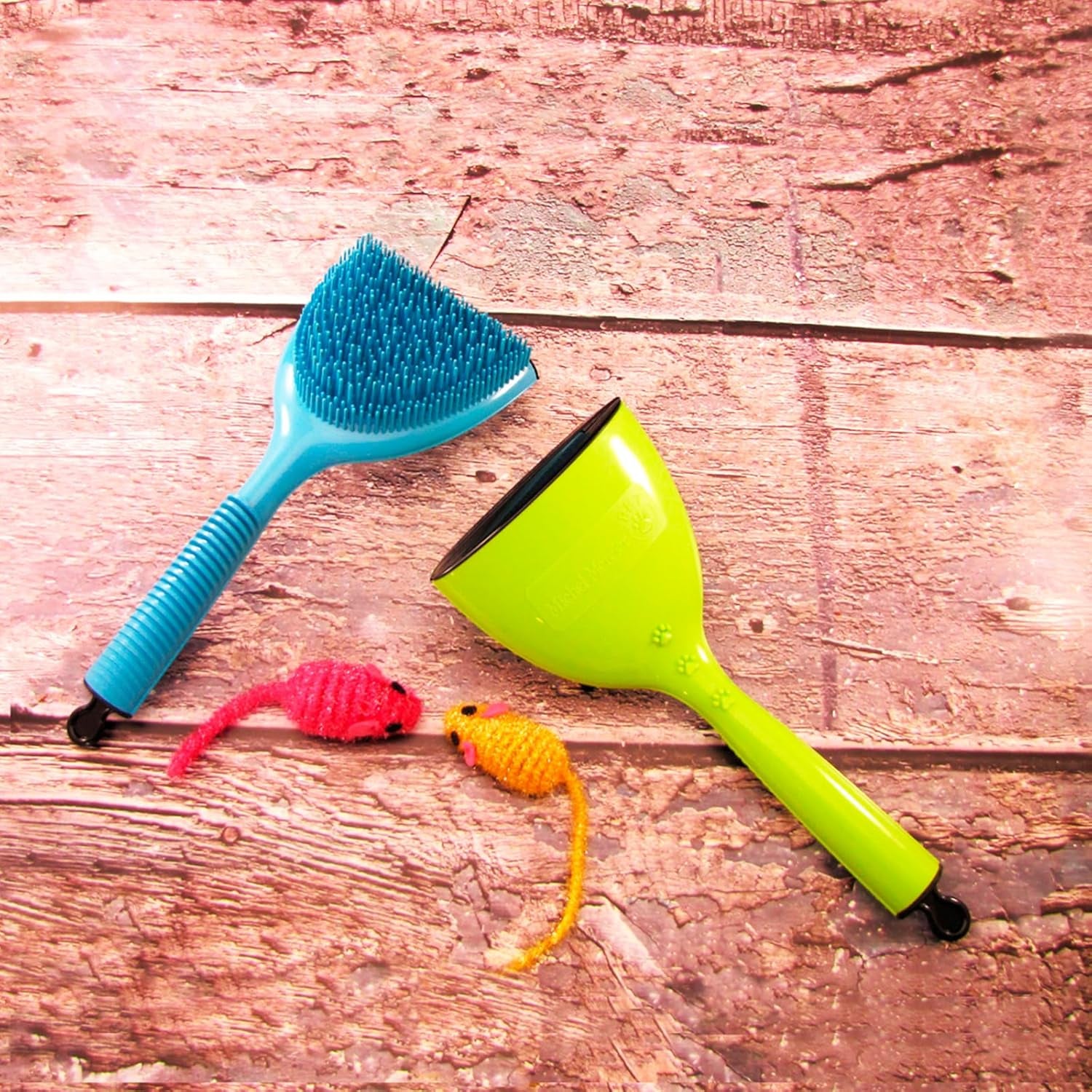 Pet Grooming Brush – Deshedding Tool for Dogs & Cats + Tick Remover