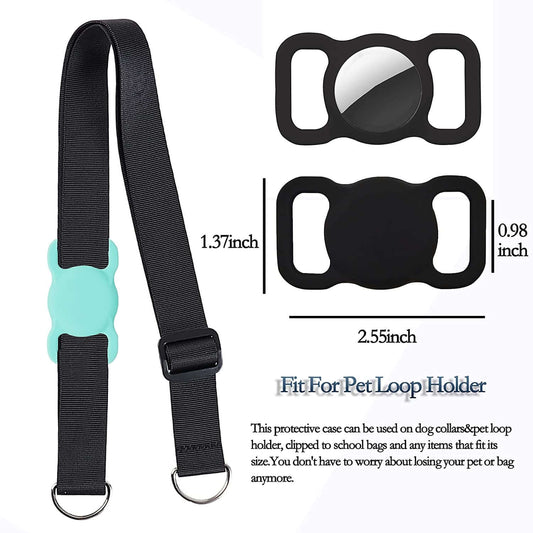 Silicone AirTag Case for Pets – Fits Dog & Cat Collars, Anti-Scratch & Secure - Petgrove Online